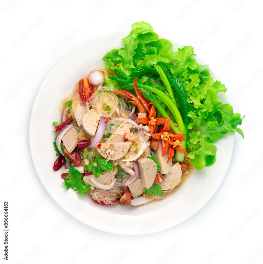 Spicy Salad Vermicelli Noodles with Vietnamese Pork Spicy Salad Vermicelli Noodles with Vietnamese Pork