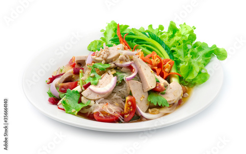 Spicy Salad Vermicelli Noodles with Vietnamese Pork