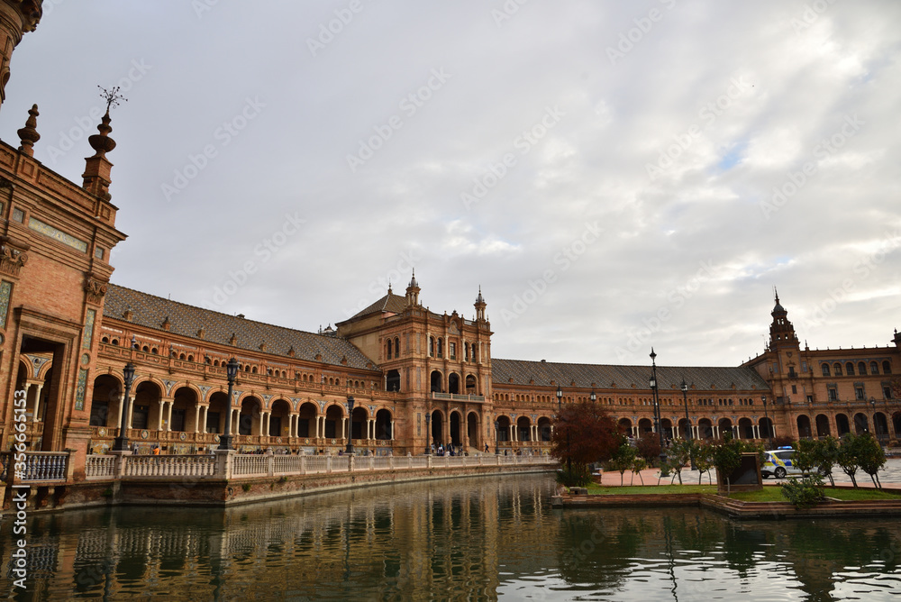 Fototapeta premium Plaza de Espana in Seville, Spain