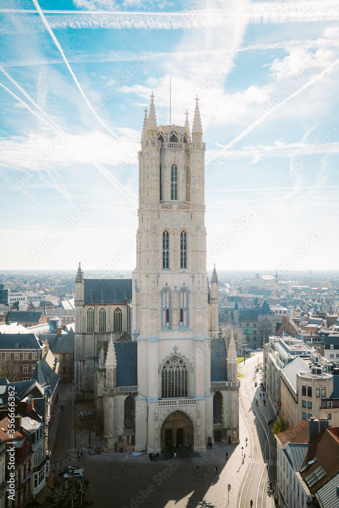 Sint-Baafskathedraal church in Ghent, Belgium