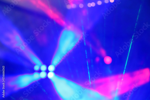 Obraz na płótnie
Laser lights during the concert w salonie