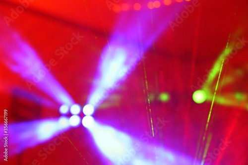 Obraz na płótnie
Laser lights during the concert w salonie