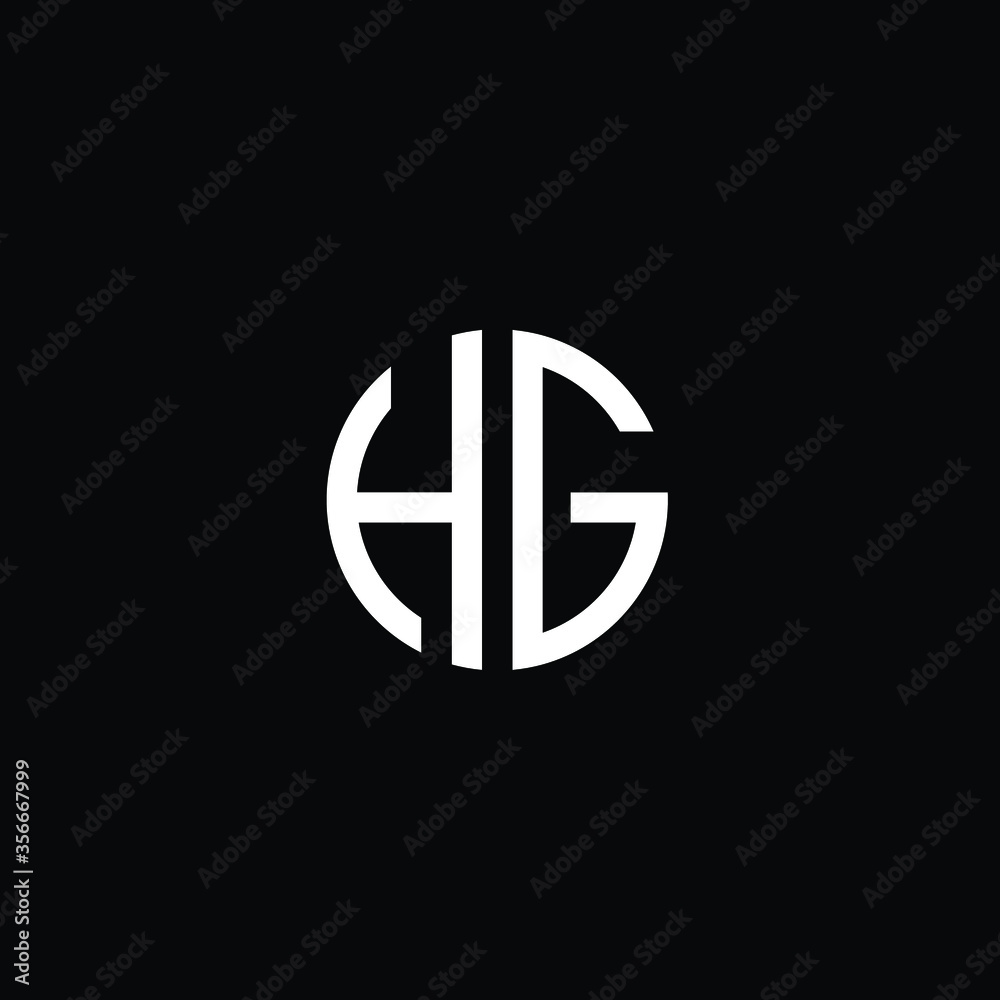 Letter H and letter G logo Letter H and letter G logo