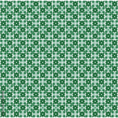 seamless pattern with green leaves