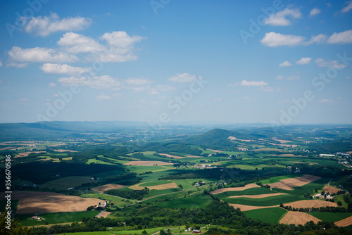View from the Pinnacle of the Appalachian trail, Hamburg, Pennsylvania