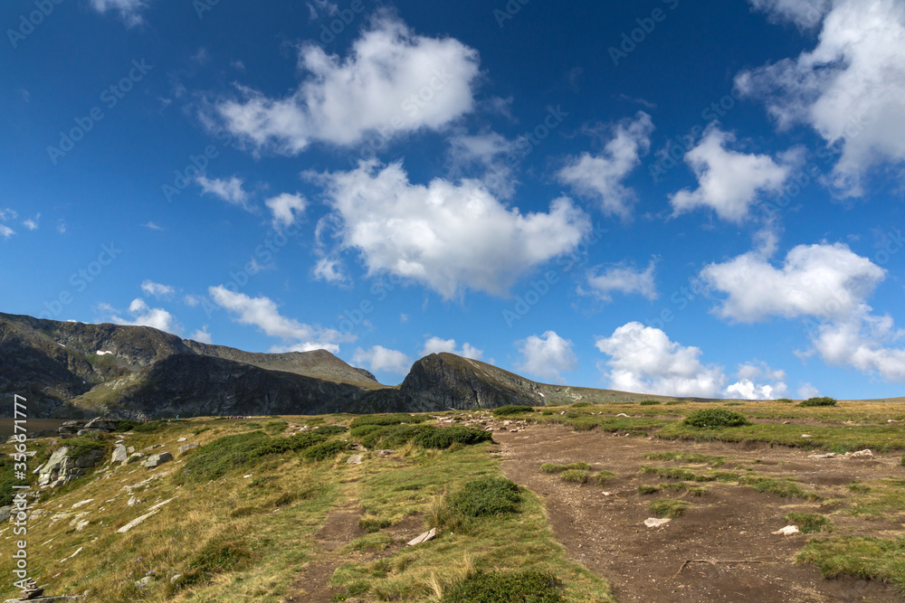 Landscape of Rila Mountan near The Seven Rila Lakes, Bulgaria Landscape of Rila Mountan near The Seven Rila Lakes, Bulgaria