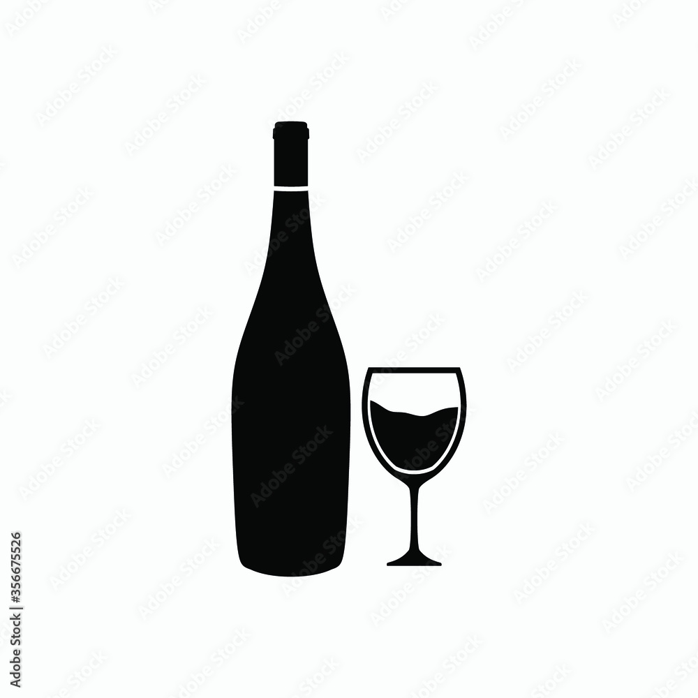wine icon vector wine icon vector