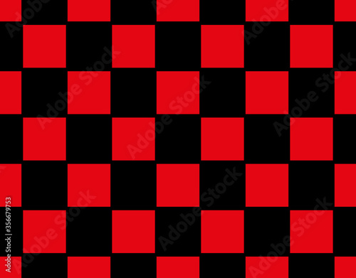 Red and black squares,Vector Chess Board or Checker Board.Abstract background