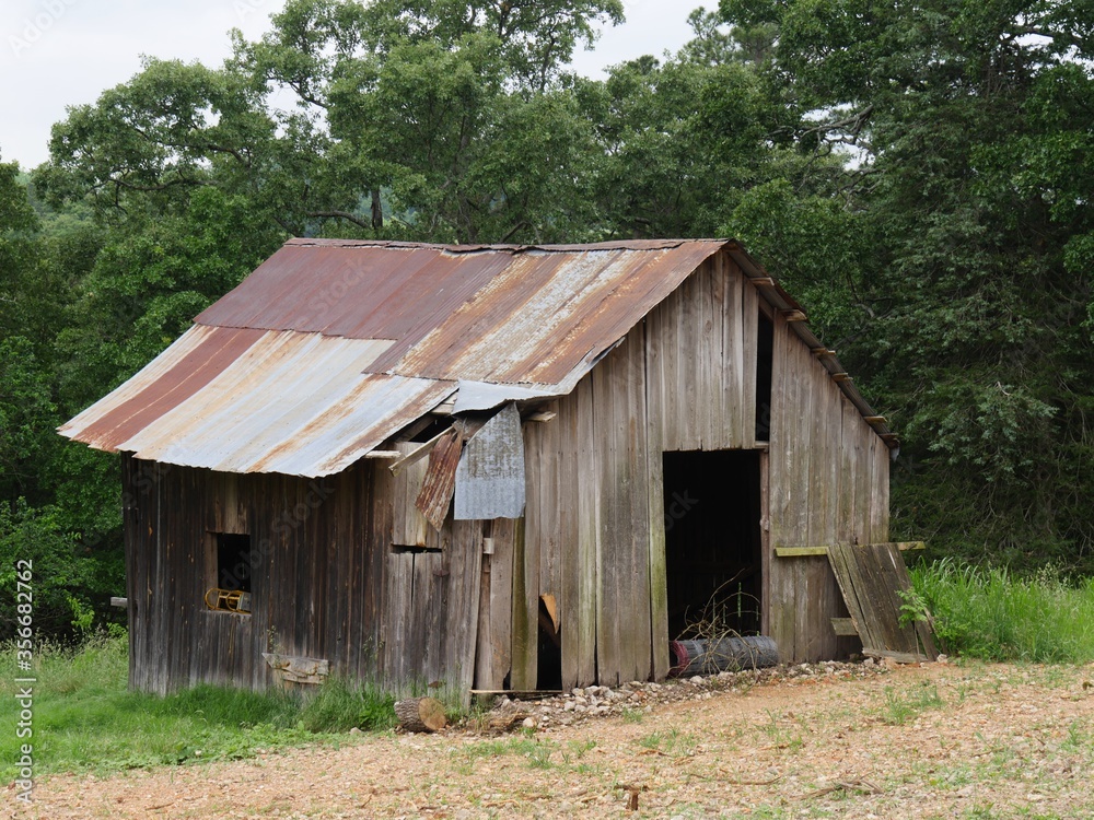 Dilapidated structure in a farmhouse Dilapidated structure in a farmhouse