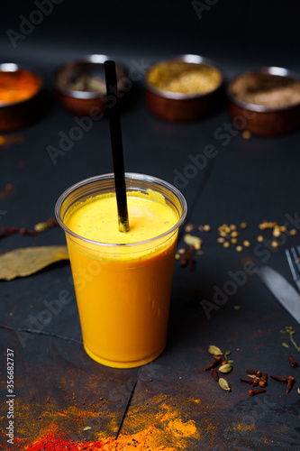 Photography Indian food and spicy spices, stylish photos for the menu
