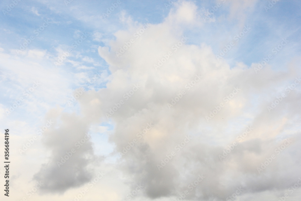 ฺBlue sky and clouds for background.