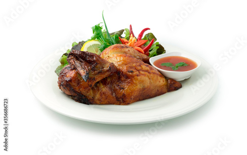 Grilled Chicken Original Recipe haft Size © Vandesign