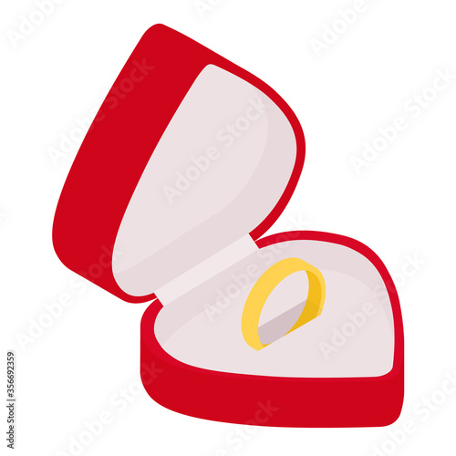Wedding ring vector engagement symbol gold jewellery for proposal marriage wed sign will you marry me bridal illustration set isolated on white background