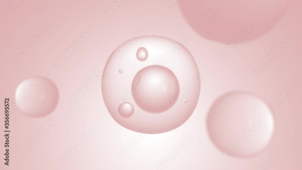 3D rendering of Single cell shrinkage to filling
