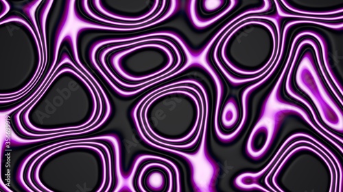 Abstract wave background with purple and black color. Abstract 3d background.