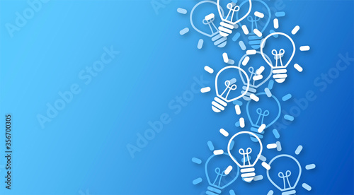 lampadine, idea, colori, creatività, idee	
