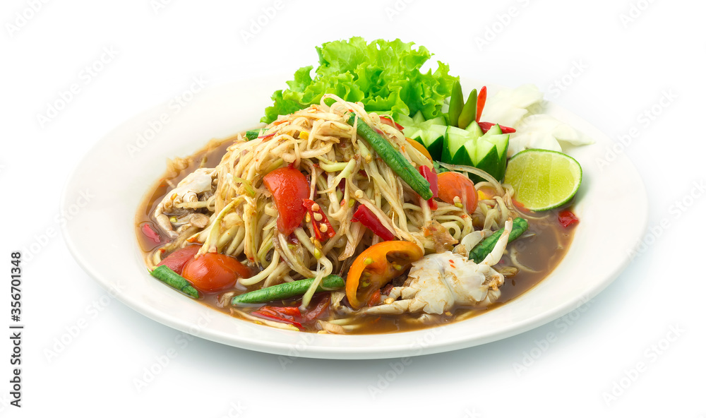 Papaya Spicy Salad with Pickle Fish Sauce Small BlueCrabs Papaya Spicy Salad with Pickle Fish Sauce Small BlueCrabs