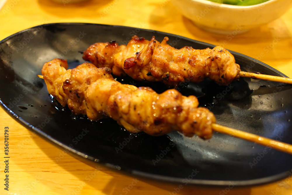 美味しい焼き鳥です。