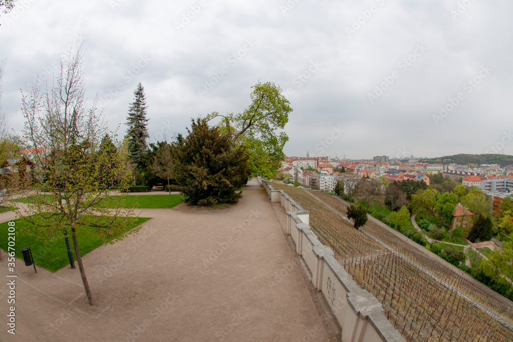 Prague view from Havlickovy Sady