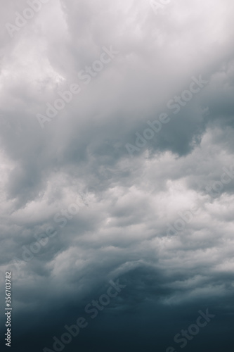 View of the stormy clouds in the sky