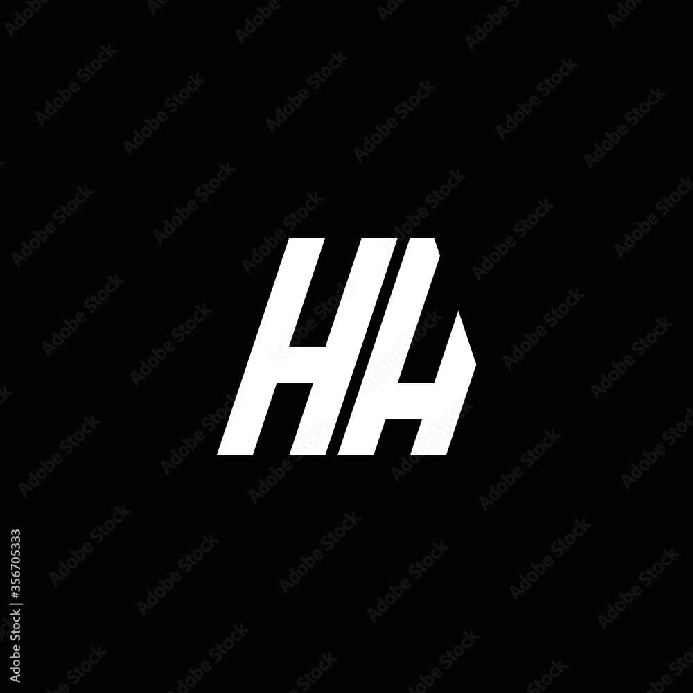  hh initial letter logo, monogram hh logo vektor
