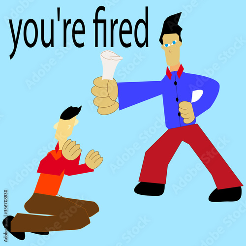 dismissal by boss due to coronavirus , fired due to coronavirus , etc
