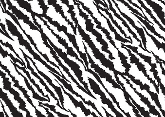 Acrylglasbilder Tierfellmuster Abstraktes Tigerfell Design Muster  © Olga_Rom