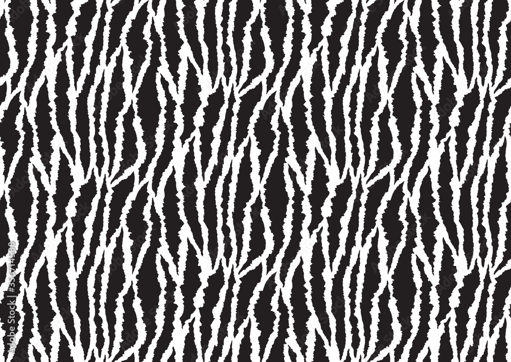 Abstract styled animal skin tiger seamless pattern design. Abstract styled animal skin tiger seamless pattern design.