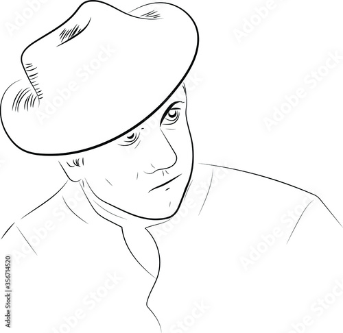 man with hat