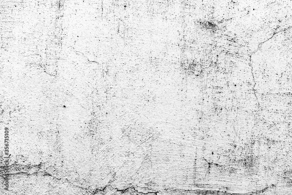 Obraz premium Texture of a concrete wall with cracks and scratches which can be used as a background