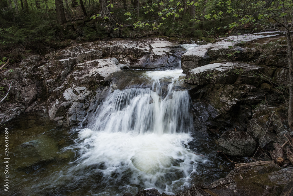Waterfall on Gill Brook, Adirondacks New York