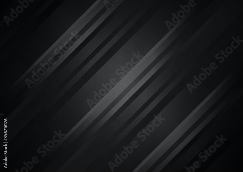 Abstract black vector background with stripes