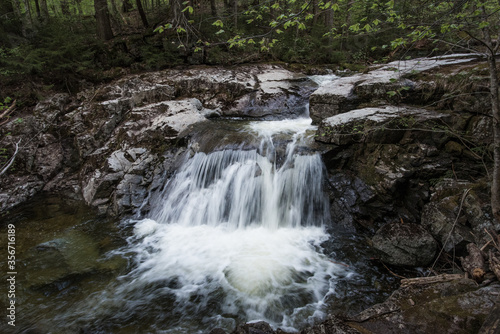 Fototapeta Naklejka Na Ścianę i Meble -  Waterfall on Gill Brook, Adirondacks New York