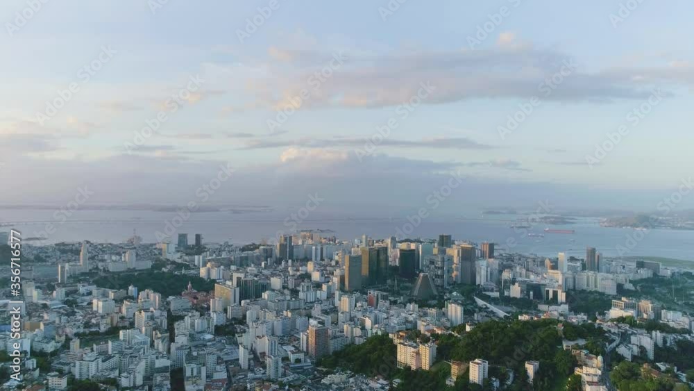 Aerial shot from downtown Rio de Janeiro, Brazil. High aerial angle
Aerial shot from downtown Rio de Janeiro, Brazil. High aerial angle