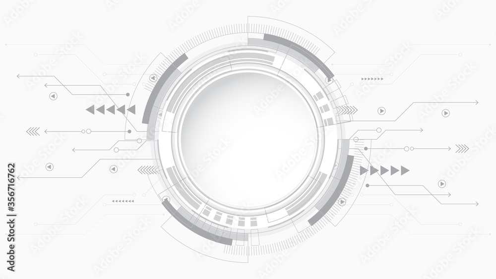 Grey white Abstract technology background,Hi tech digital connect, communication, high technology concept, science, technology background Grey white Abstract technology background,Hi tech digital connect, communication, high technology concept, science, technology background