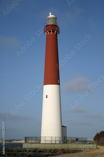 Barnegat Lighthouse on Long Beach Island, NJ USA