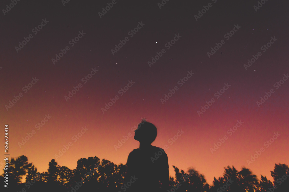 silhouette of buddha