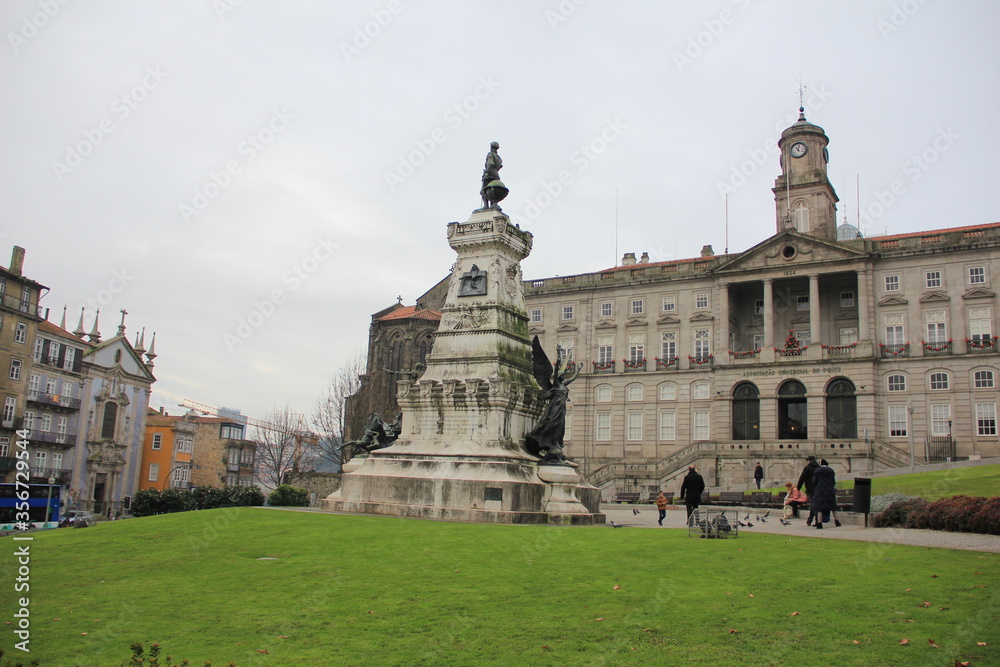 Naklejka premium voyage porto portugal