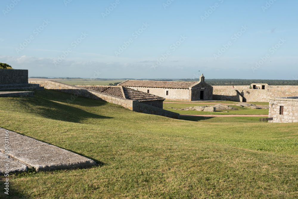 Inside view of the Fortress of Santa Teresa, Uruguayan Historic Monument