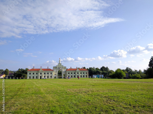 castle on the green meadow