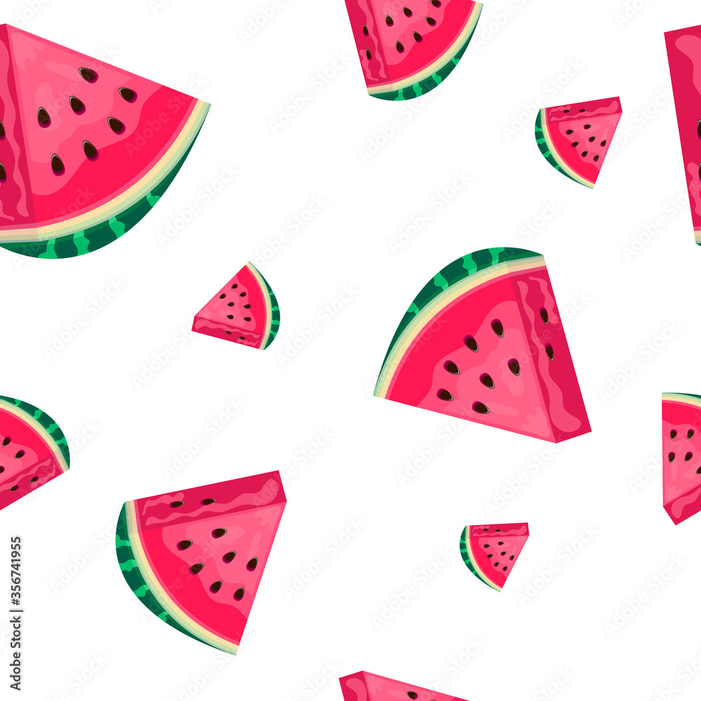Background of watermelon slices