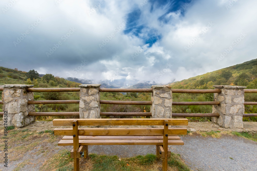mirador de Tornavacas en el valle del jerte , extremadura (españa) mirador de Tornavacas en el valle del jerte , extremadura (españa)