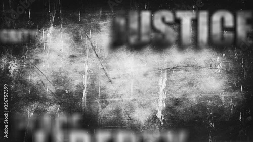 I can't breathe sign text animation with grunge look. Racism and human rights concept