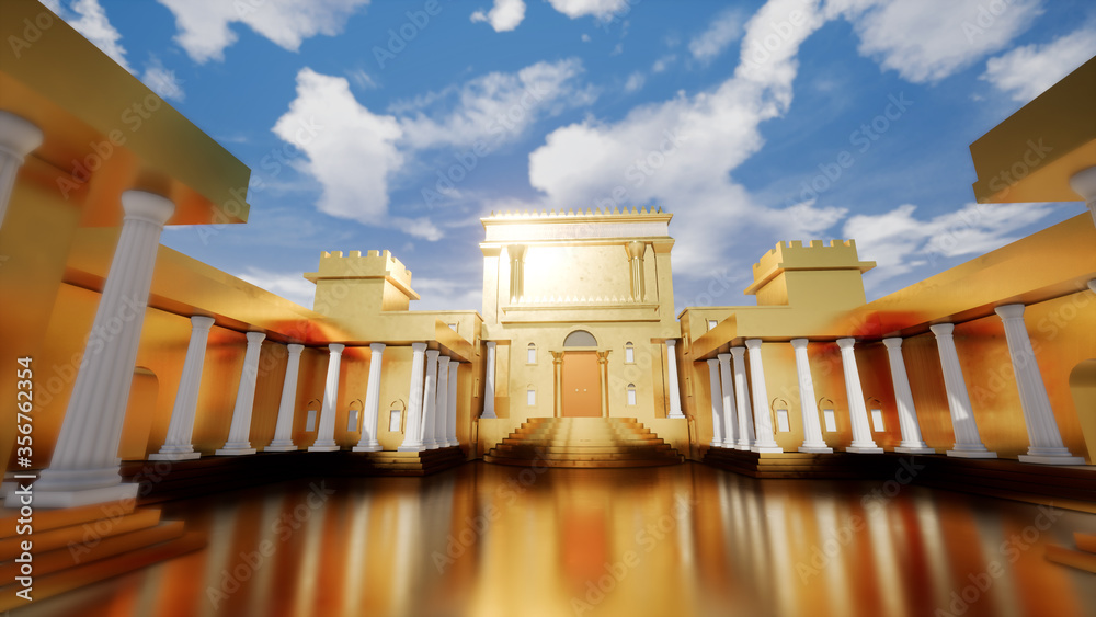 Fototapeta premium Golden Temple of Jerusalem