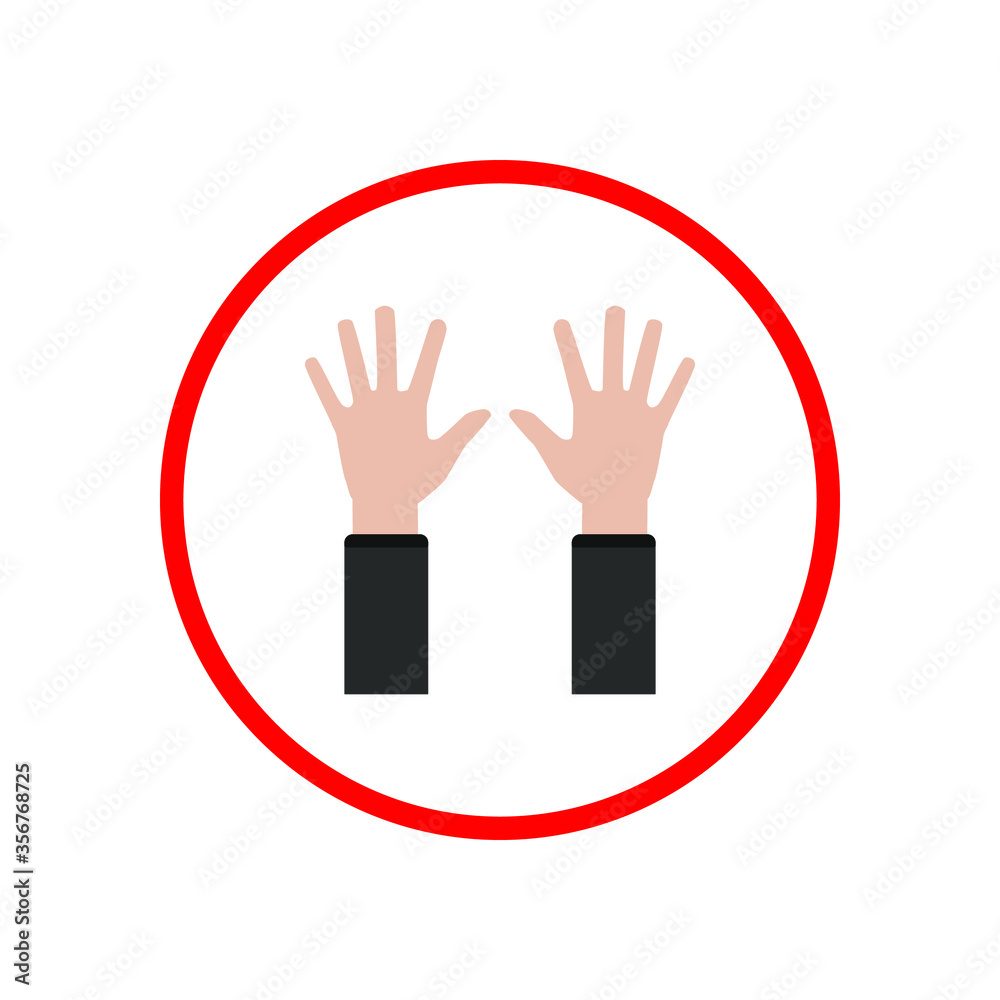 vector image of human hands in red circle emblem, logo on white background
vector image of human hands in red circle emblem, logo on white background