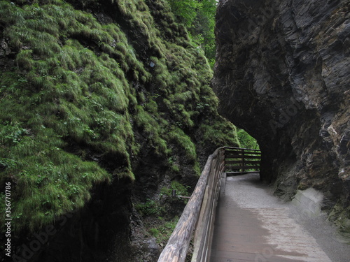 Pathway in a gorge