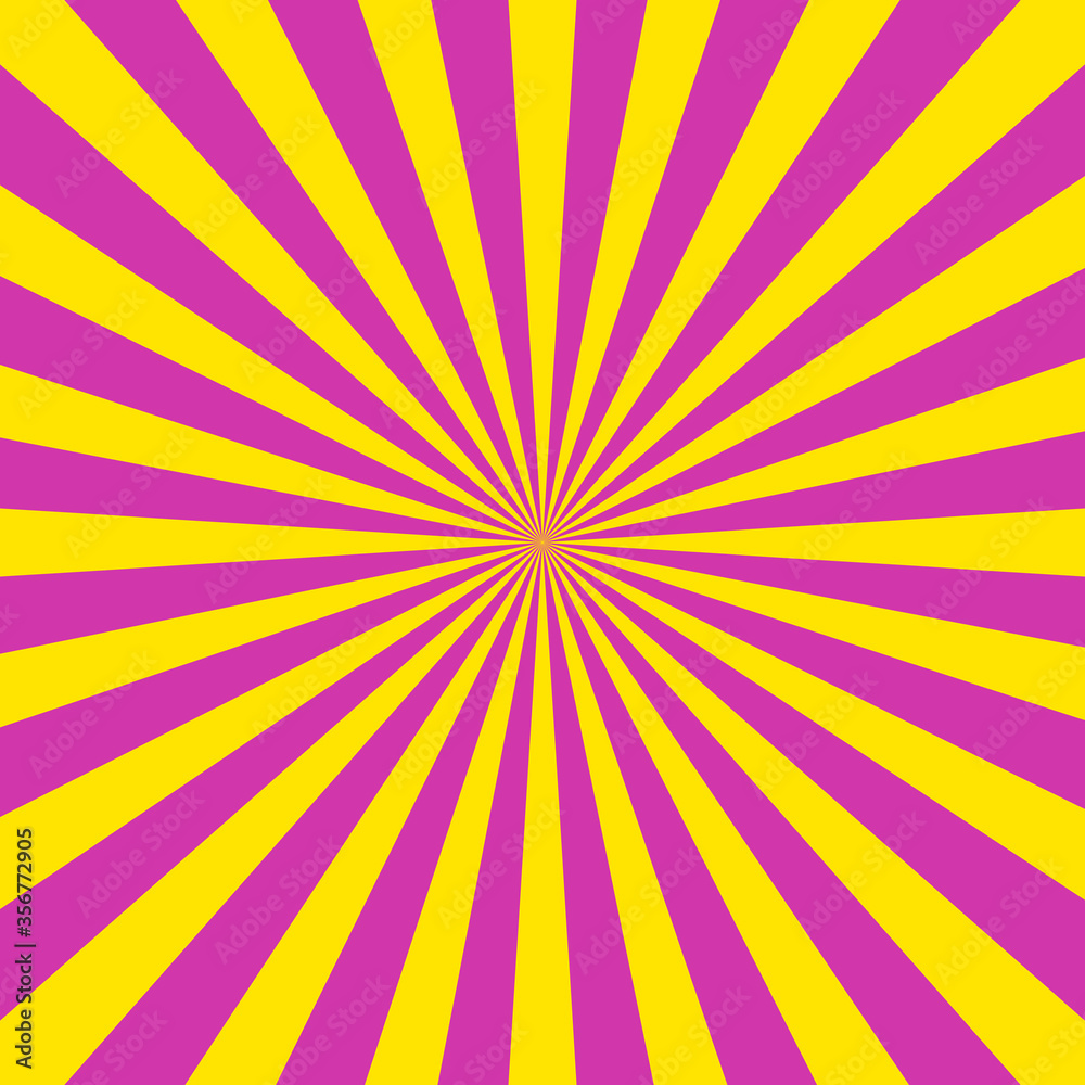 Radial background, poster design template, vector illustration Radial background, poster design template, vector illustration