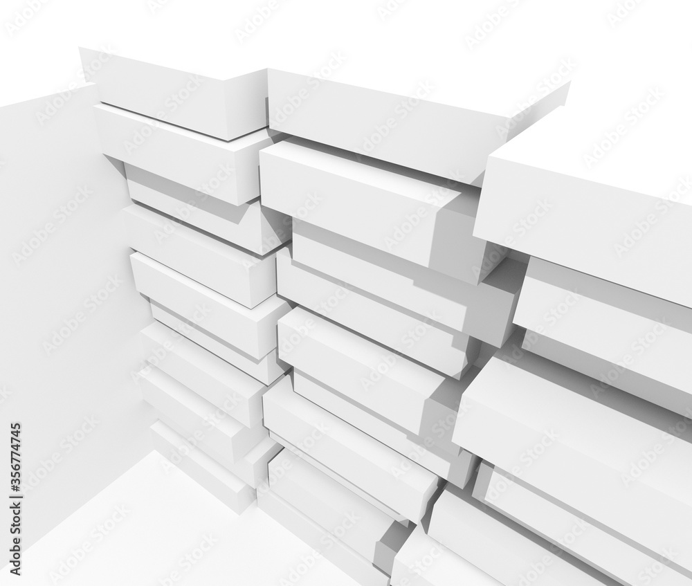 Abstract interiors, copy space image, 3d rendering Abstract interiors, copy space image, 3d rendering