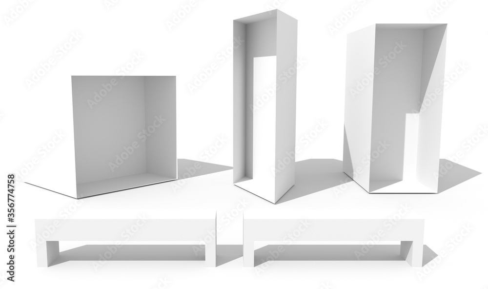 Abstract interiors, copy space image, 3d rendering Abstract interiors, copy space image, 3d rendering
