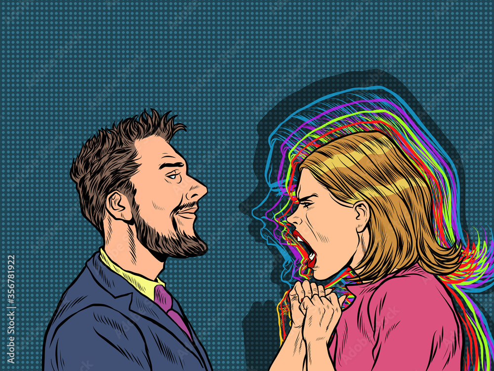 man and woman dispute emotions scream man and woman dispute emotions scream